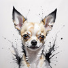 Abstract Sketch of Chihuahua - Printable Domestic Pet Art