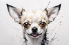 Abstract Sketch of Chihuahua - Printable Domestic Pet Art