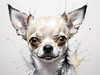 Abstract Sketch of Chihuahua - Printable Domestic Pet Art