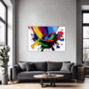 Abstract Color Burst Living Room Demo
