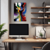 Abstract Color Burst Office Demo