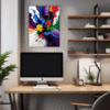 Abstract Color Burst Office Demo