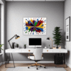Abstract Color Burst Office Demo
