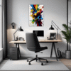 Abstract Color Burst Office Demo