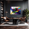 Abstract Color Burst Office Demo