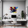 Abstract Color Burst Office Demo