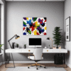 Abstract Color Burst Office Demo
