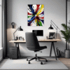 Abstract Color Burst Office Demo