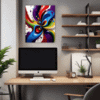 Abstract Color Burst Office Demo
