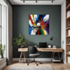 Abstract Color Burst Office Demo