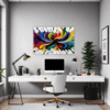 Abstract Color Burst Office Demo