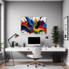 Abstract Color Burst Office Demo