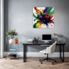 Abstract Color Burst Office Demo