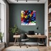 Abstract Color Burst Office Demo