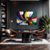 Abstract Color Burst Office Demo