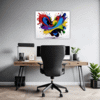 Abstract Color Burst Office Demo