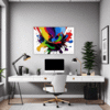 Abstract Color Burst Office Demo