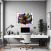 Abstract Color Burst Office Demo