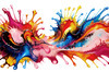 Printable Abstract Color Field Art with Tranquil Color Exploration