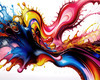 Printable Abstract Color Field Art with Tranquil Color Exploration