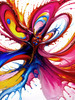 Printable Abstract Color Field Art with Tranquil Color Exploration