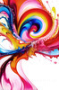 Printable Abstract Color Field Art with Tranquil Color Exploration