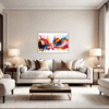 Abstract Color Fluid Living Room Demo