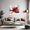 Abstract Color Fluid Living Room Demo
