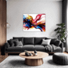 Abstract Color Fluid Living Room Demo
