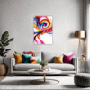 Abstract Color Fluid Living Room Demo