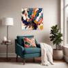 Abstract Color Fusion Living Room Demo