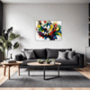 Abstract Color Fusion Living Room Demo