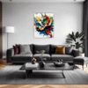 Abstract Color Fusion Living Room Demo