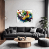 Abstract Color Fusion Living Room Demo