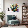 Abstract Color Fusion Living Room Demo
