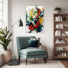 Abstract Color Fusion Living Room Demo