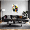 Abstract Color Fusion Living Room Demo
