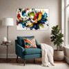 Abstract Color Fusion Living Room Demo