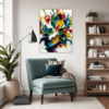 Abstract Color Fusion Living Room Demo