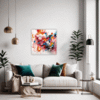 Abstract Color Harmony Living Room Demo