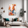 Abstract Color Harmony Living Room Demo