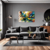 Abstract Color Merge Living Room Demo