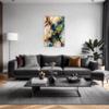Abstract Color Merge Living Room Demo