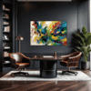 Abstract Color Merge Office Demo