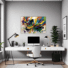 Abstract Color Merge Office Demo