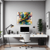 Abstract Color Merge Office Demo