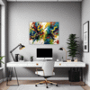 Abstract Color Merge Office Demo