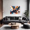 Abstract Color Smack Living Room Demo