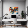 Abstract Color Smudge Office Demo
