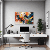 Abstract Color Smudge Office Demo